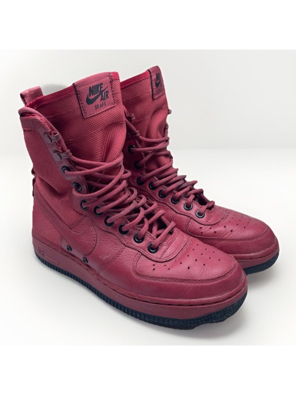 Nike SF Air Force 1 High Cedar Women's 7.5 US 857872-600 Military style boots